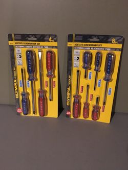 Olympia Acetate Screwdriver Sets