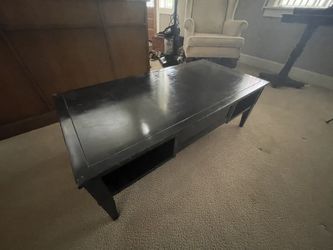Black Wood Coffee Table
