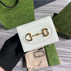 Gucci White Wallet With Box New 