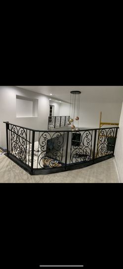 Beautiful Iron Stair Rails For Sale