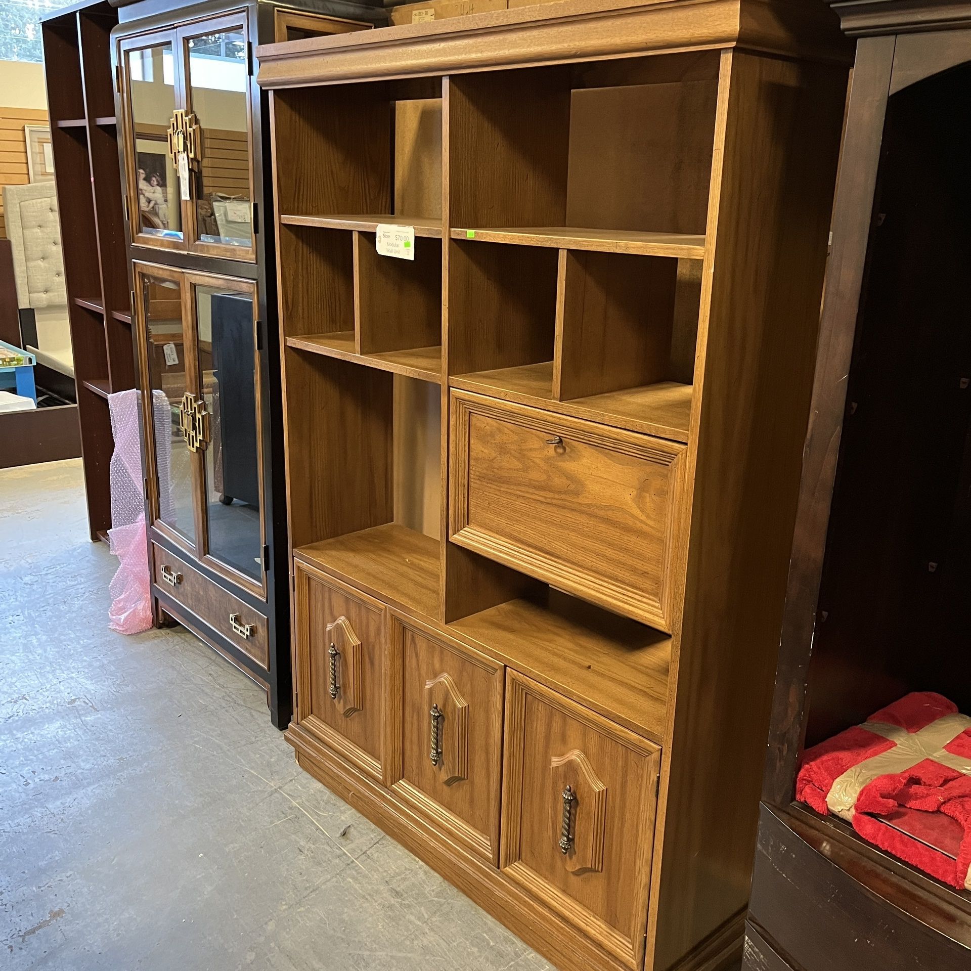 MCM Modular Wall Unit Bookshelf Desk (in Store) 