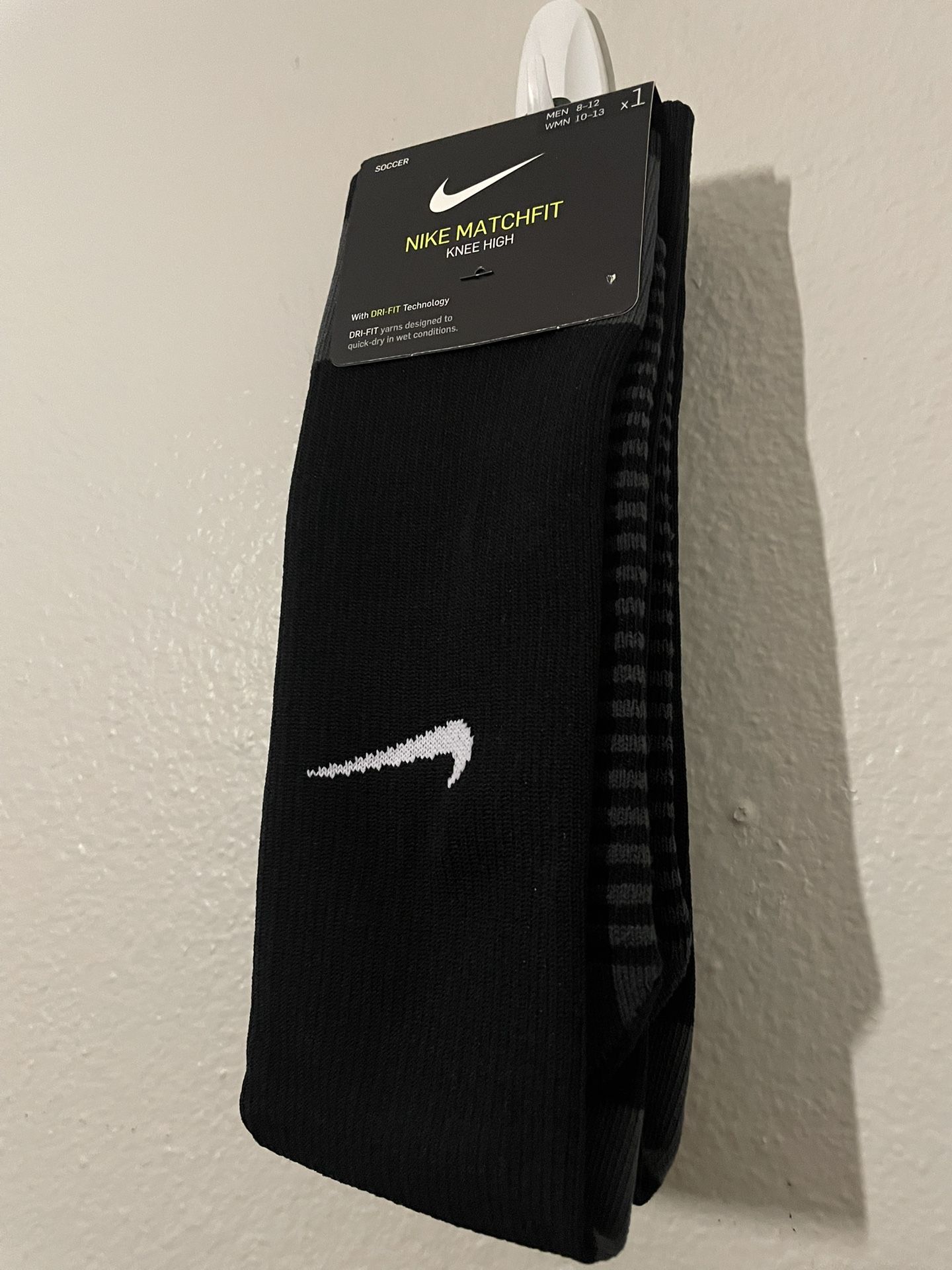 Nike Match fit High Soccer Socks Black