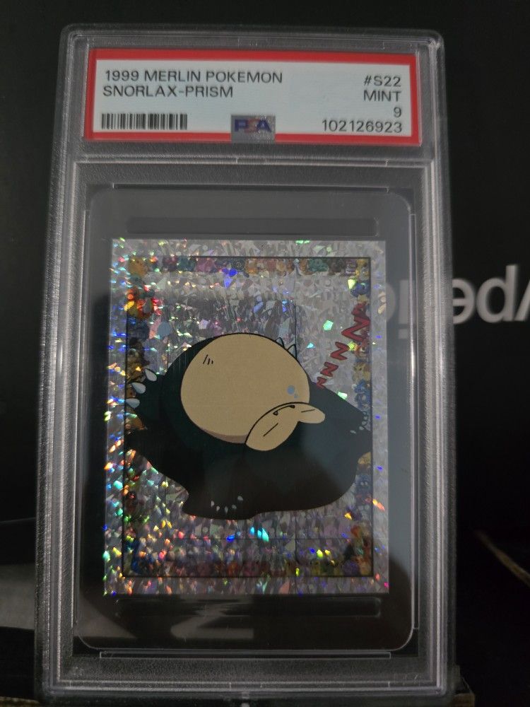 Psa9 1999 Merlin Snorlax Slab
