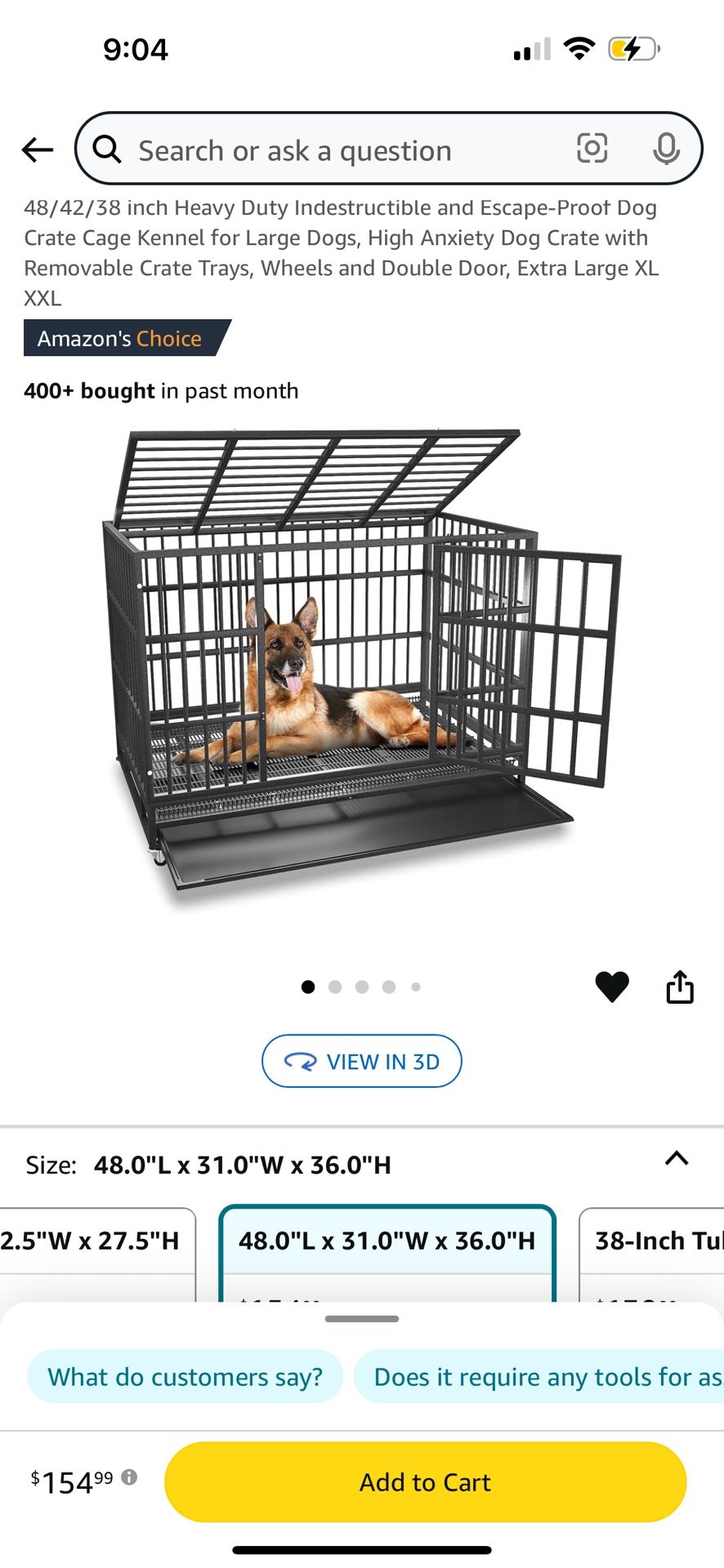 Indestructible Dog Crate