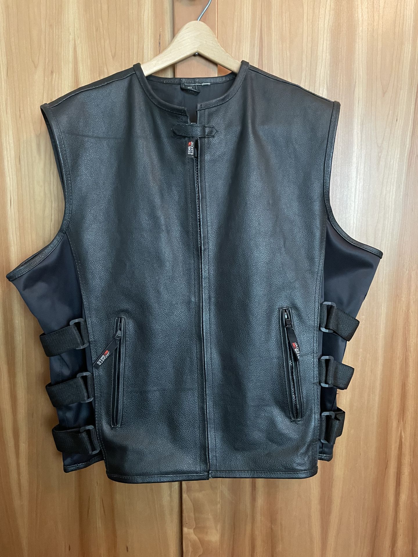 Leather vest motorcycle