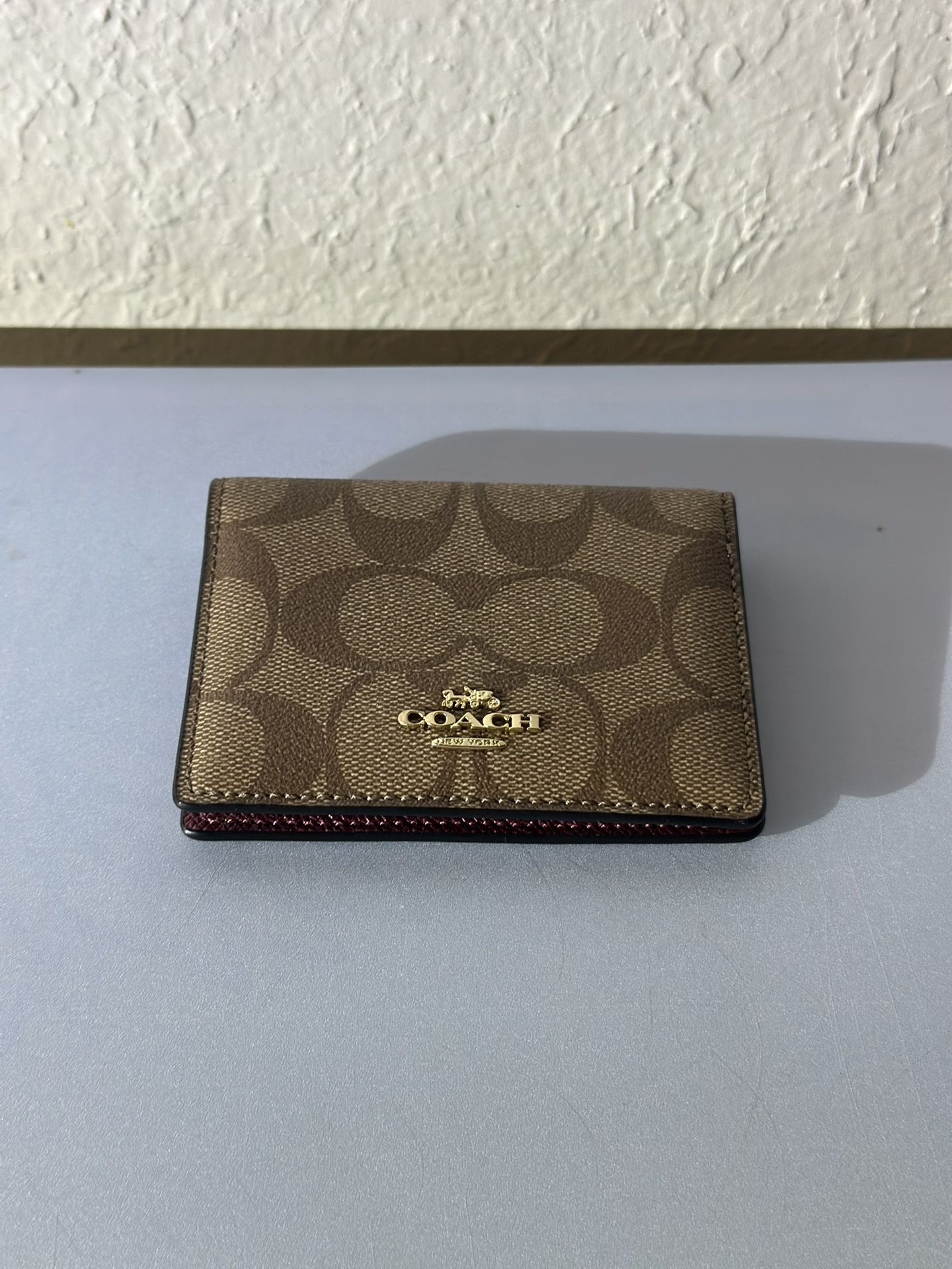 Coach Credit Card & Mirror Wallet