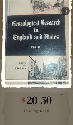 Genealogical Research in England and Wales Vol. III