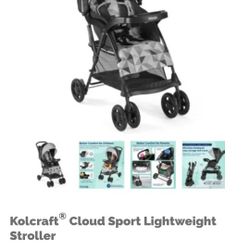 Kolcraft Cloud Sport Lightweight Stroller $60