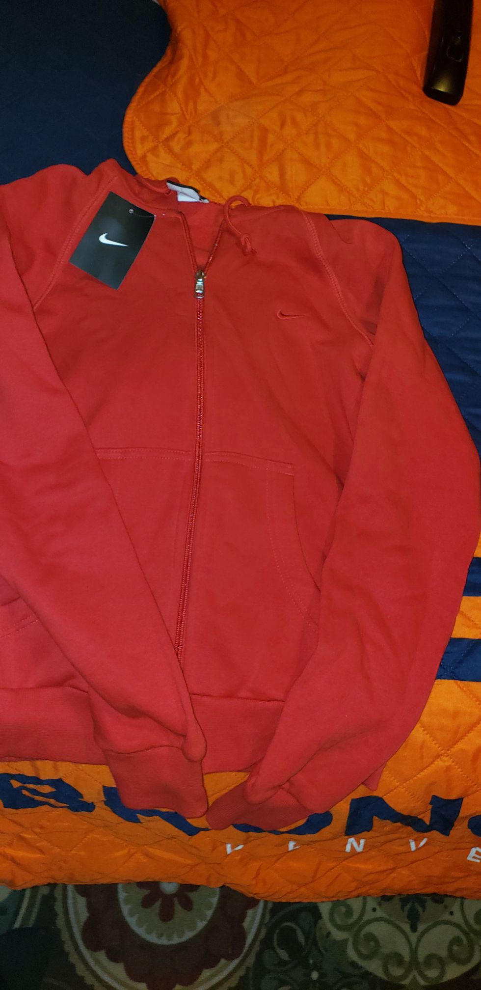 Nike red sweat suit