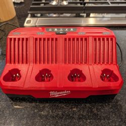 Genuine Milwaukee M12 Four Bay Charger