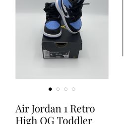 Air Jordan 1 Retro High OG Toddler Sneakers 