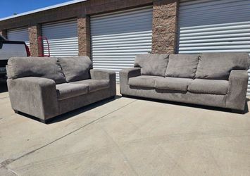 Gray Couch Set (WILL DELIVER)