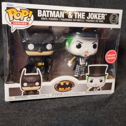 Batman And Joker Funko Pop 2 Pack