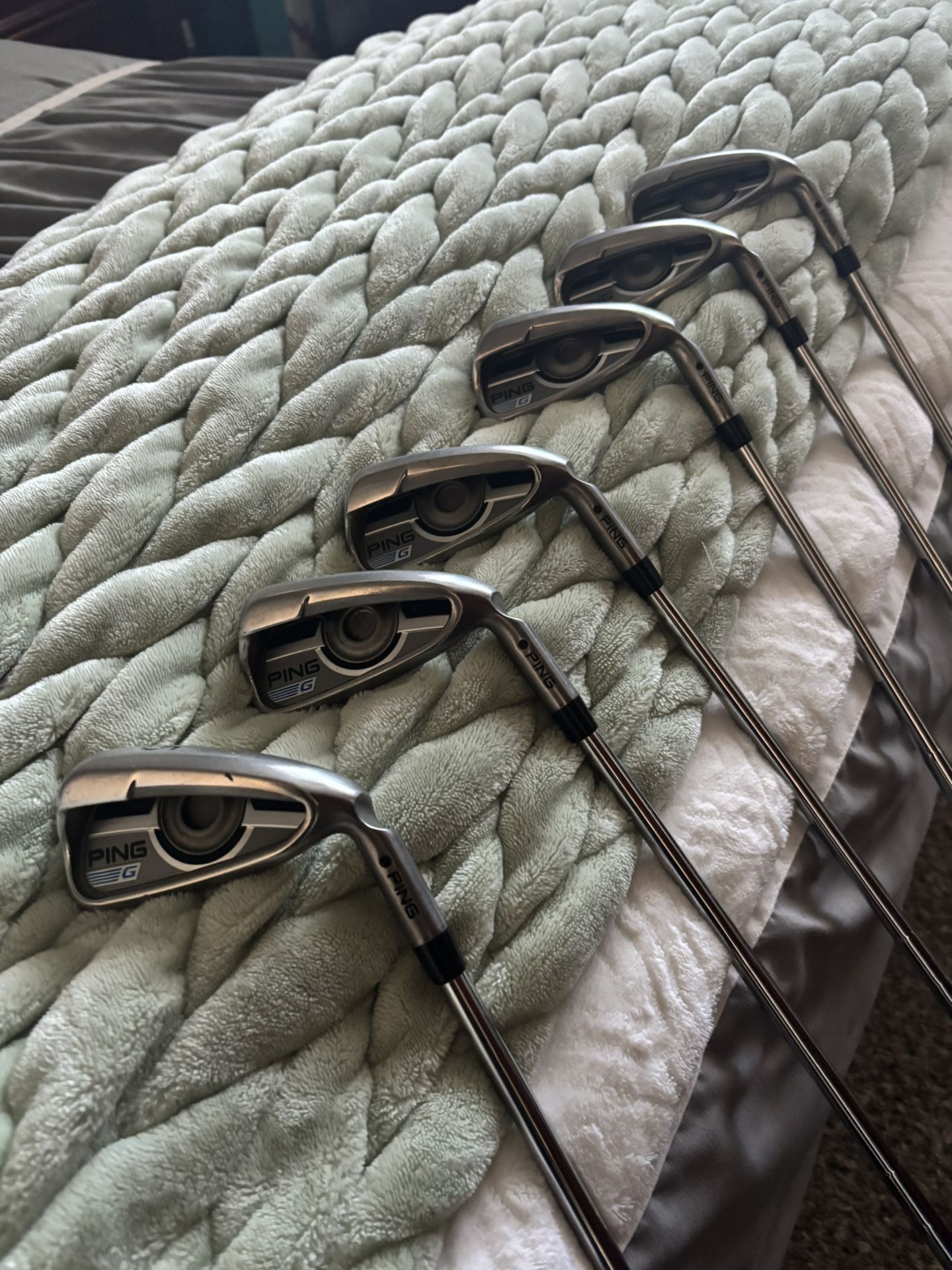 Ping Irons and a Taylor made Driver