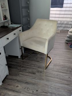 Beige Accent Chair
