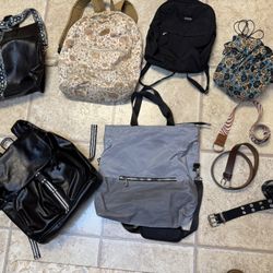 Assorted Bags and Belts