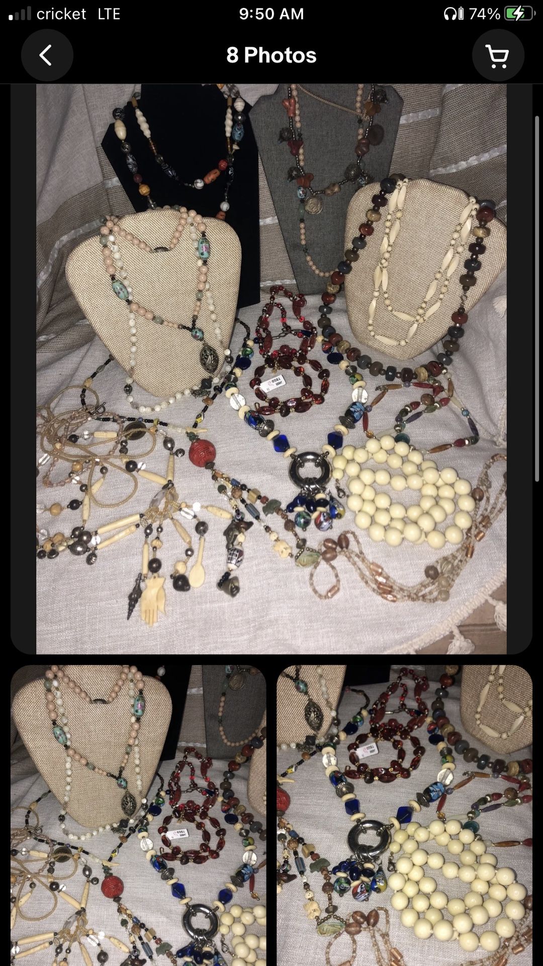 Vintage Boho Beaded Necklace Lot,New Products : American Fashion Style Bags On Sale