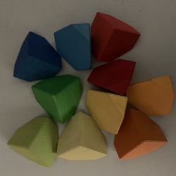 Grimms Wooden Toy Blocks Cornerstones