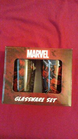 Marvel Deadpool Glassware Set