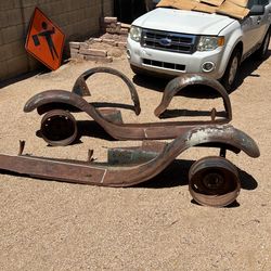 Original Ford Fenders + Rims