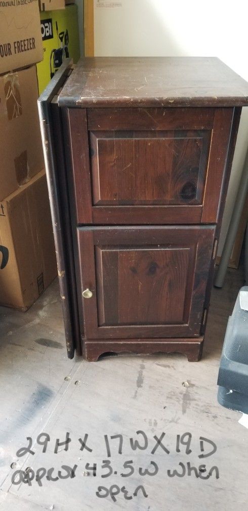 Antique Desk. Expands For Use