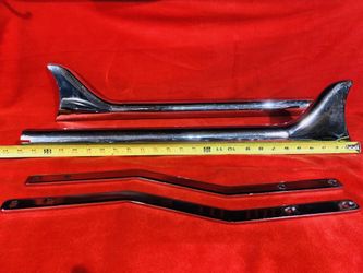 2003 Harley davidson heritage fishtails with chrome mounts