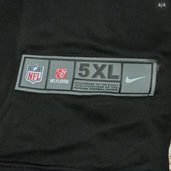 5XL Black Maxx Crosby Or Jeanty Las Vegas Raiders Football Jersey XXXXXL