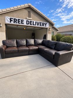 MASSIVE Leather Sectional