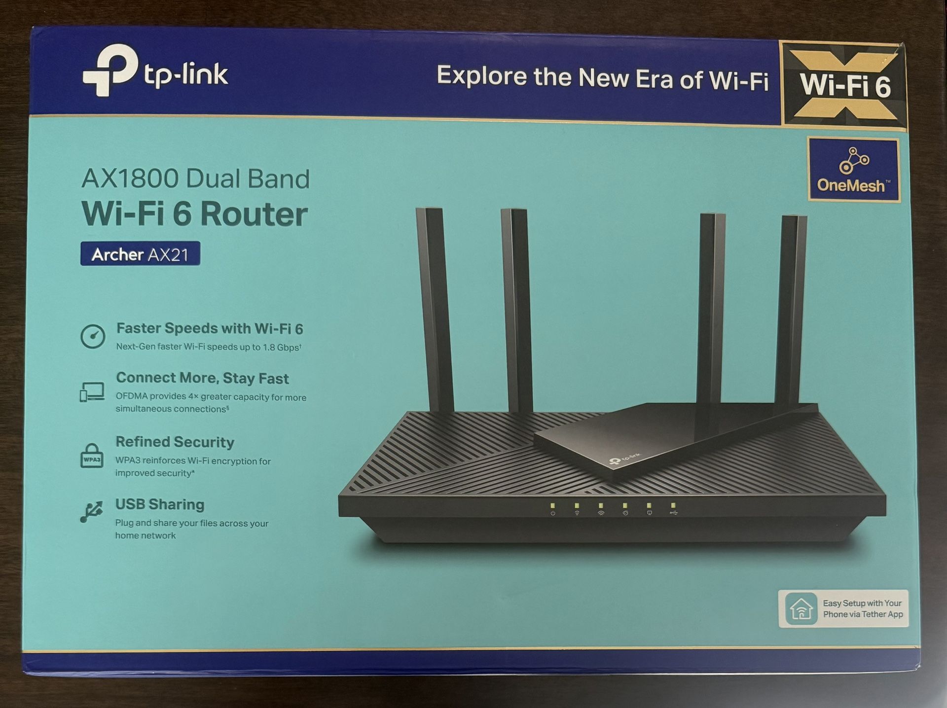 TP-link WiFi 6 router  