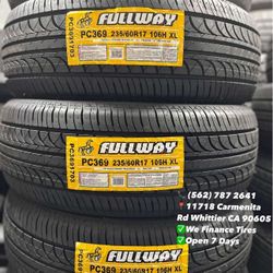 235/60R17 Fullway Set of Tires Installed and Balanced Set de Llantas Nuevas Instaladas y Balanceadas