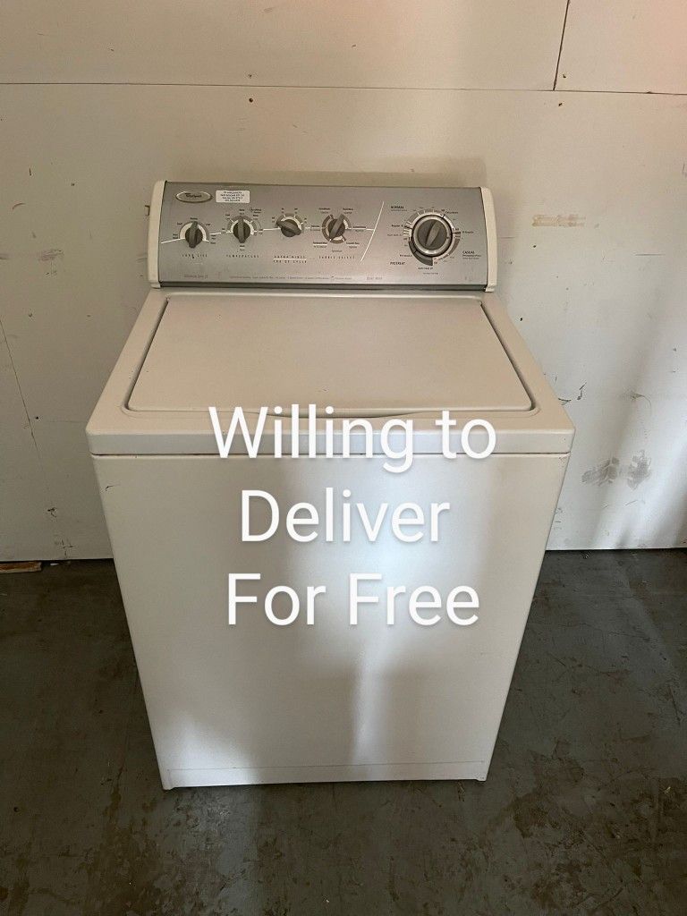 )))Whirlpool Heavy Duty Washer Super Capacity Plu
