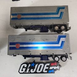 TRANSFORMERS G1 OPTIMUS PRIME BROKEN TRAILERS PARTS VINTAGE 1984 80s 
