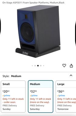 🏷️ REDUCED! Med Speaker Platform 2pc Set