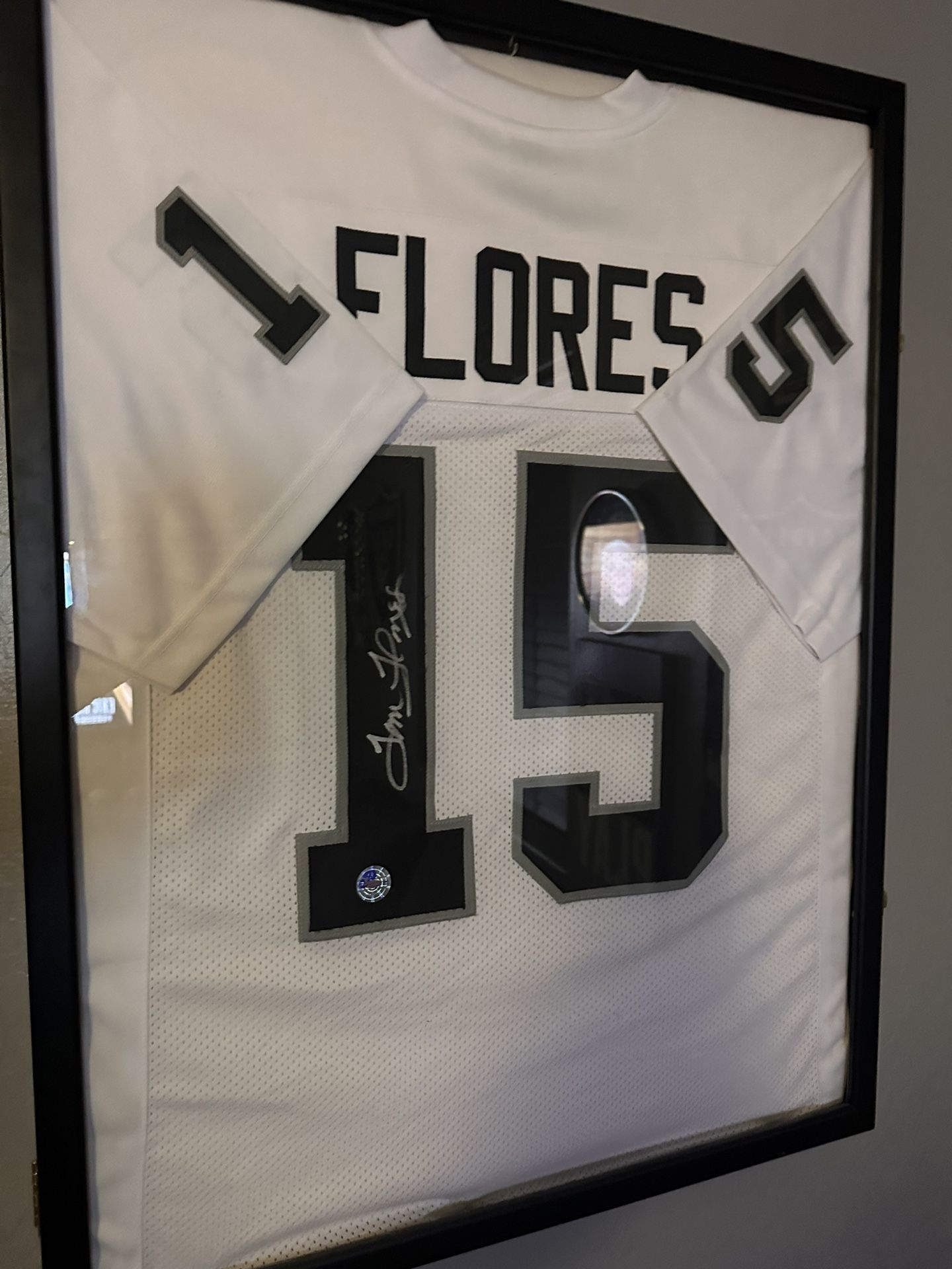 Autographed Raiders Jersey 