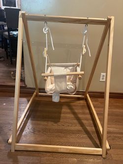 Foldable baby swing