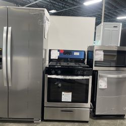 Whirlpool Refrigerator Range , Over The Range Microwave And Dishwasher 