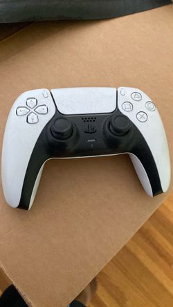 White PS5 controller