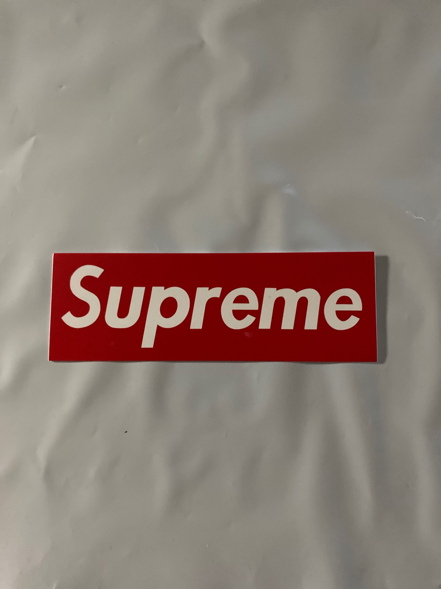 Supreme stickers - 1 1/4 “x 3 1/2”