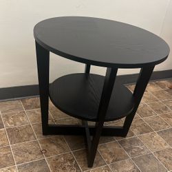 Modern Black Round Coffee Table 
