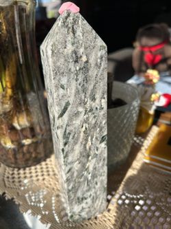 Green tourmaline Tower