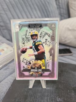 Jordan love wild card stackdeck card 2/2 football card /taking