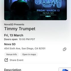 Timmy Trumpet Tickets