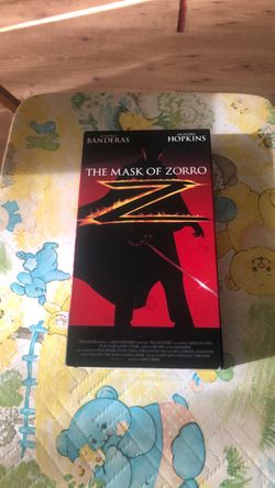 Mask Of Zorro VHS movie with Antonio Banderas & Anthony Hopkins 1998