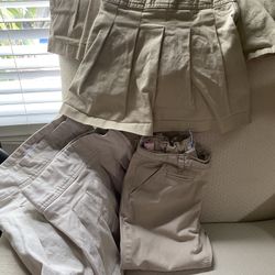 Falda De Uniformes Para Nina Para Niña Tallas 5 Y 6