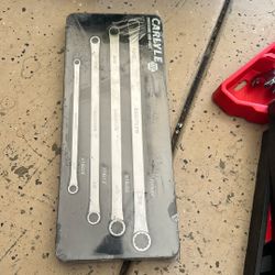 Carlyle 4pc Saw 12 Pt O Offset Extra Long Double Box Wrench Set $50