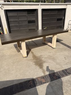 Rustic/Modern 10ft Dining Table Hand Made
