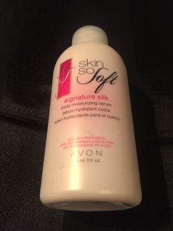 Avon Skin So Soft Signature Silk Body Moisturizing Serum New Sealed