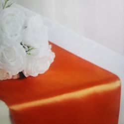 Burnt Orange Table Runner (Set Of 20) $100 Or Best Offer!!!!