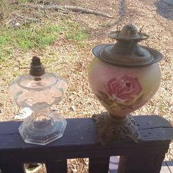 Antique Vintage Gas Lanterns For Sale Set Of 2 Cash Only Cash Upon Pickup 