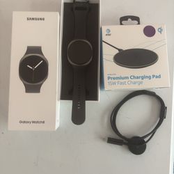 Samsung Galaxy Watch8 Comes with Premium charging pad (15w fast charge)